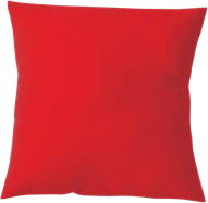 Poly Cushion - Red - 40 x 40cm 